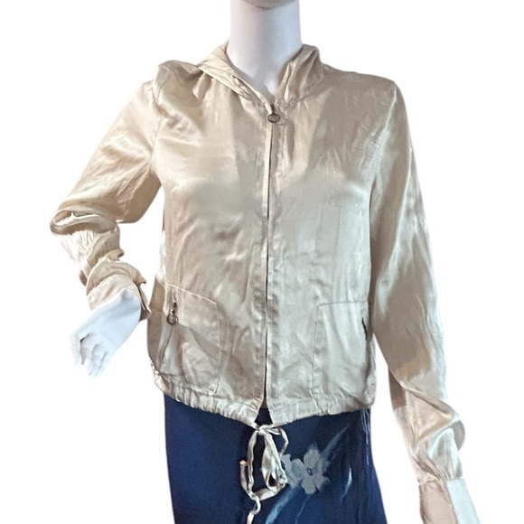 Arden B vintage 100% silk jacket - Picture 3 of 6